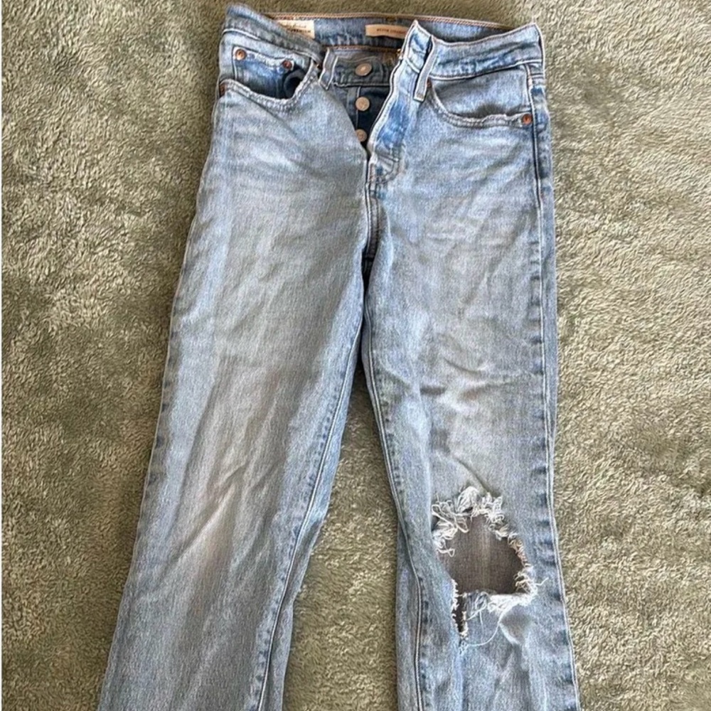 Signature by Levi Strauss Light Blue Straight Leg Jeans
